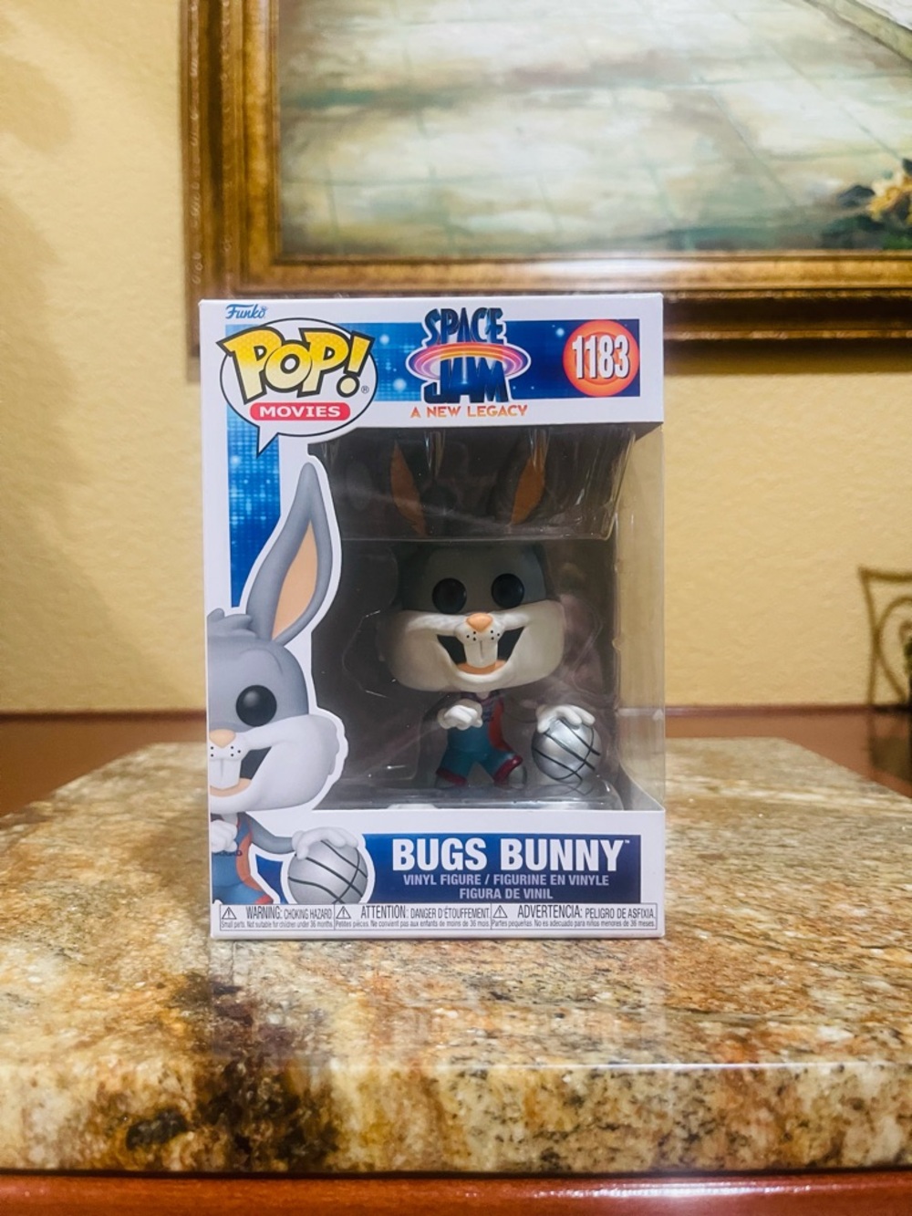 Funko Bugs Bunny Vinyl Figure - Gray, White, Blue, Red, Silver